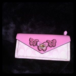 Coach Butterfly envelope wallet